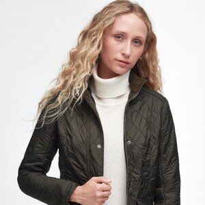 BARBOUR QUILTED WOMENS JACKET | SIZE 6 | CAVALRY POLARQUILT QUILTED JACKET